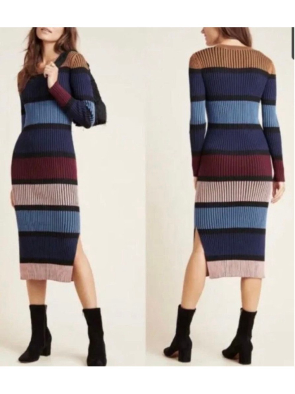 Dolan Lorna Midi Sweater Dress Size S